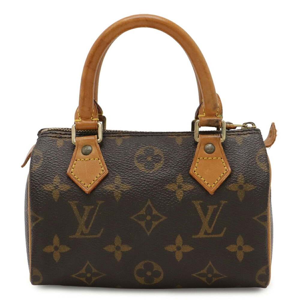 LOUIS VUITTON Brown Monogram Mini Speedy Pouch - Picture 2 of 8
